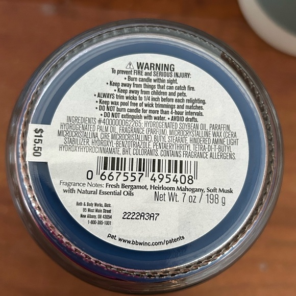 NEW Bath & Body Works Flannel Candle Mouse Nutcracker & Sonoma Warm Flannel - Picture 5 of 8